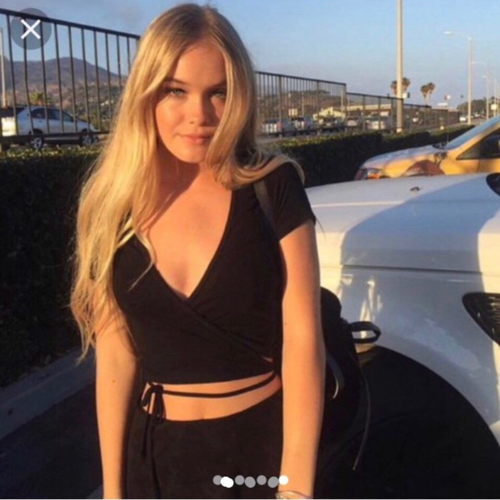 Brandy Melville Rae Wrap Top